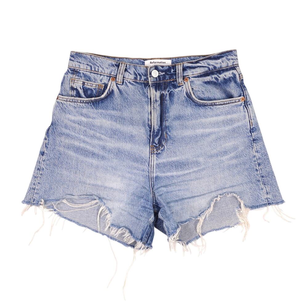 Reformation Wilder High Rise Relaxed Jean Shorts Sz 28